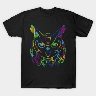 Funny owl colorful t-shirt T-Shirt